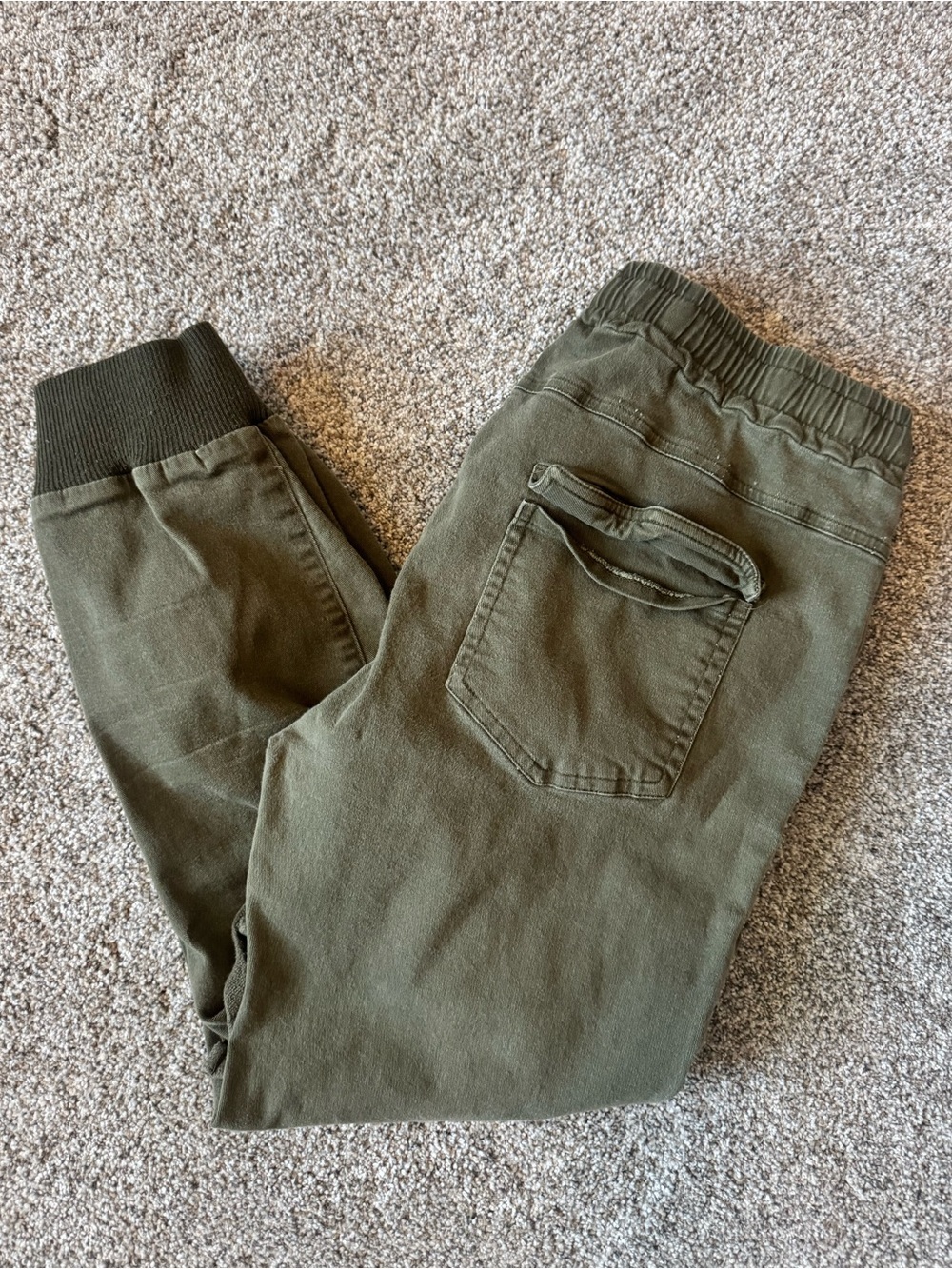 white birch Olive Utility Jogger Pants